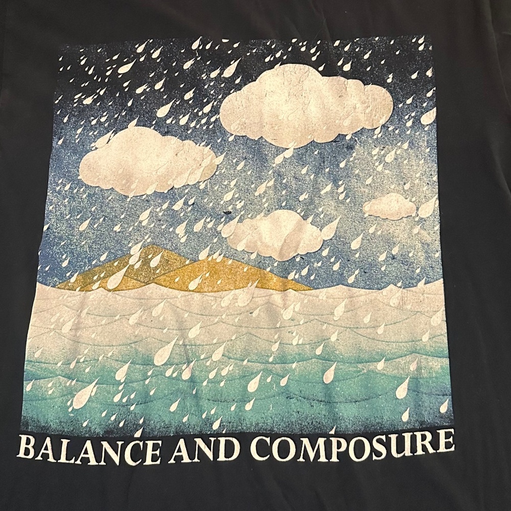 Balance and Composure shirt size M RARE